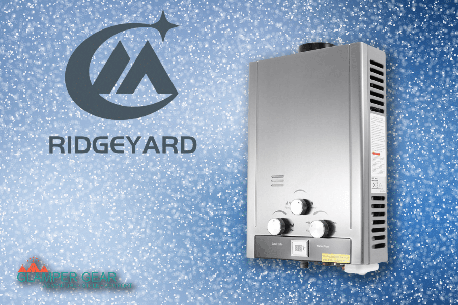 Ridgeyard Portable Propane Instant Hot Shower