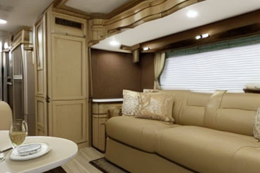 Camper with Beige Interior
