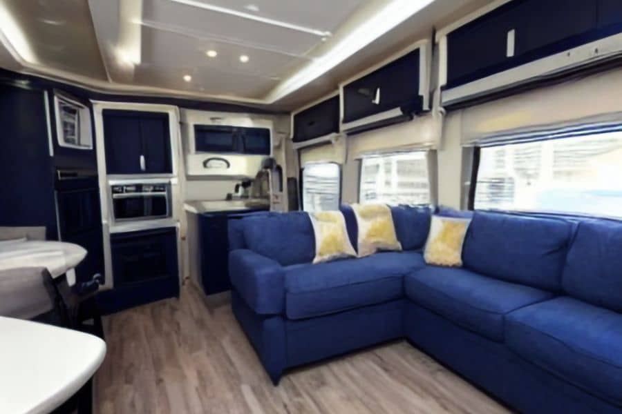 Navy Blue Interior with Blue Upholstry