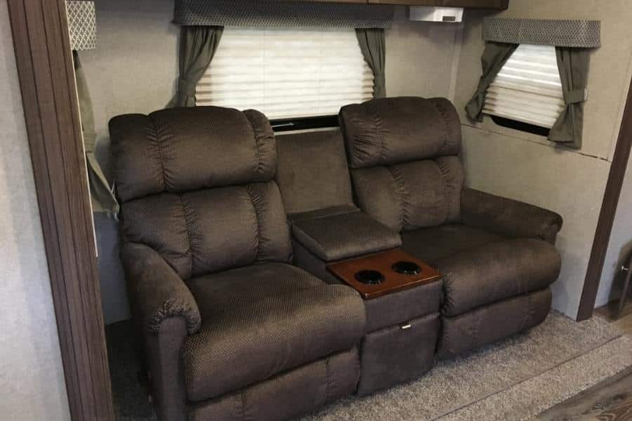 RV Recliners Where the Dinette Use to Be