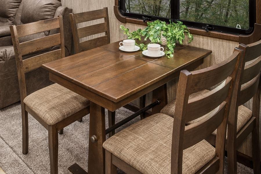 Table and Chairs in an RV