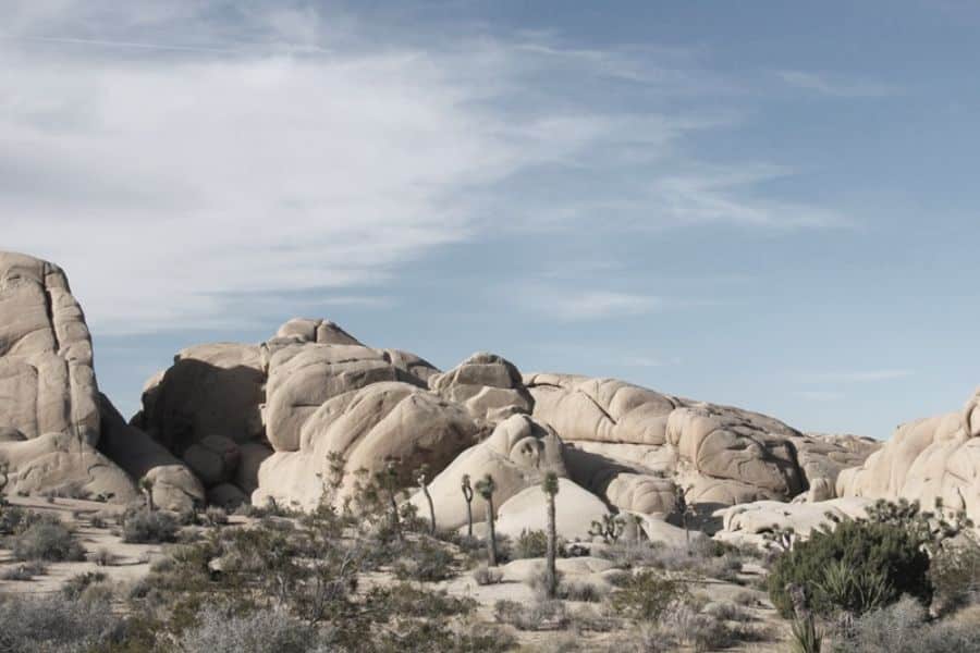 Jumbo Rocks Joshua Tree National Park Camping in the Winter