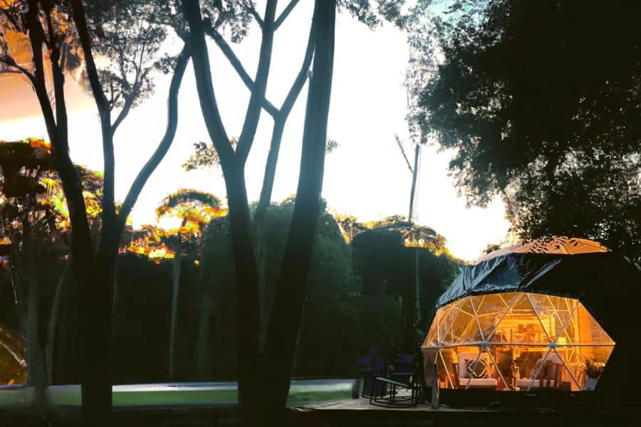 Single Glamping Dome