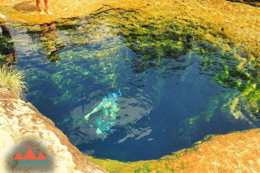 Jacobs Well Watering Hole in Central Texas