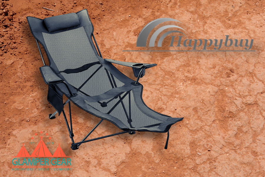 HappyBuy Mesh Folding Camp Chair