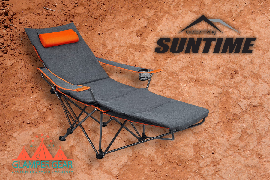 Suntime Adjustable Reclining Lounge Mesh Chair