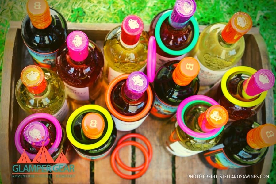 Beer and Wine Ring Toss Bottle Game