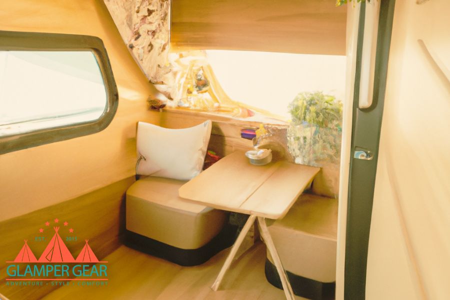 Camper Van Interior Decorated
