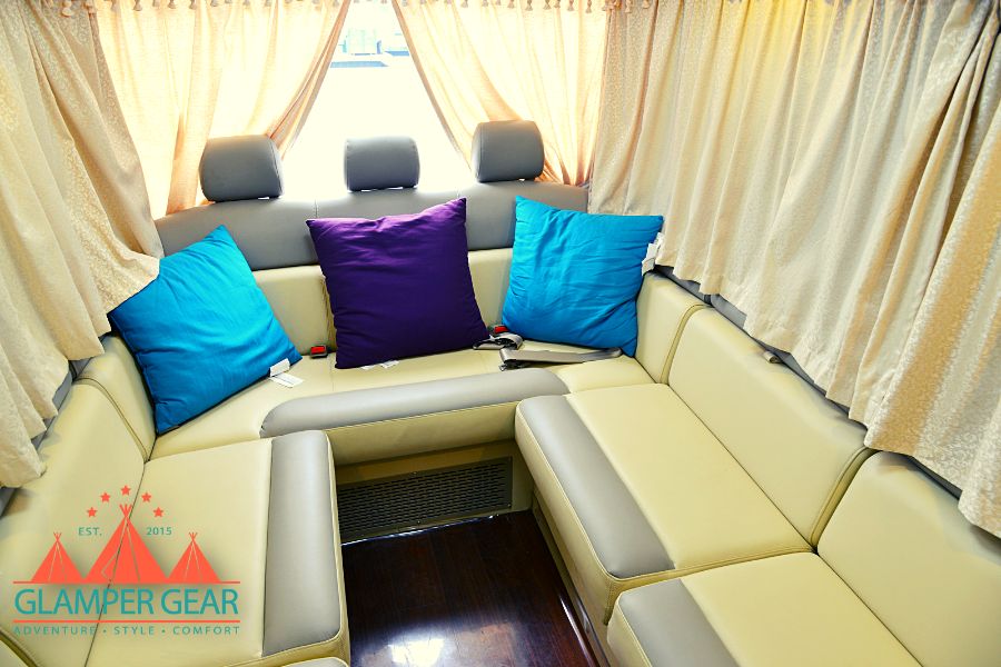Pillows in a Camper Van