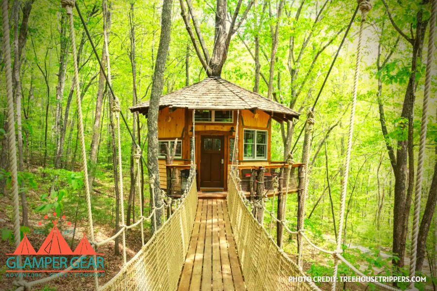 Stamish Castle at Treehouse Mountain in Copperhill, TN