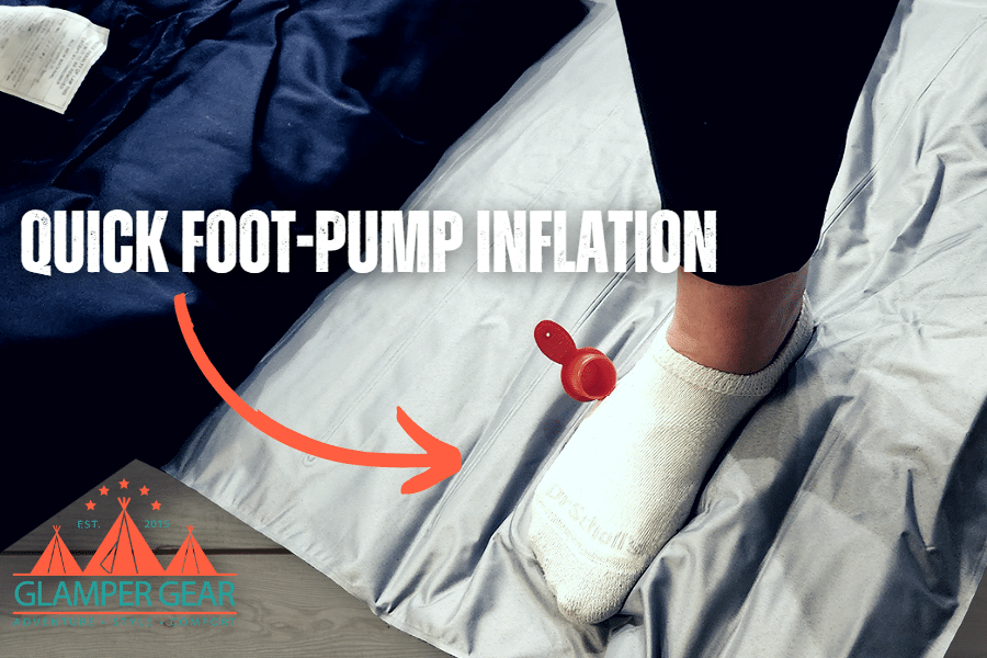 Trekroll Foot Pump Inflation