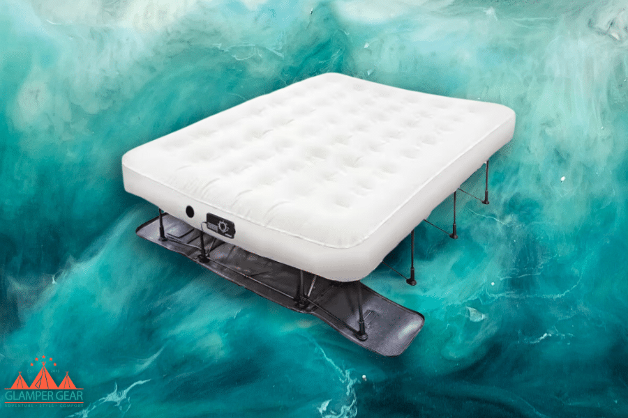 EZ-Bed 7 in Queen Size Air Mattress with Built-In Pump