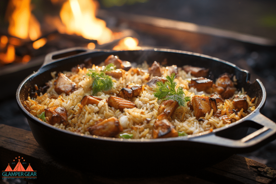 Rehydrated Creamy Chicken and Rice