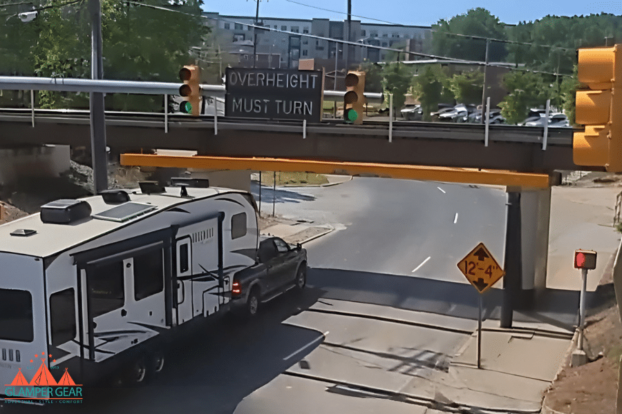 Tall Camper Low Overpass