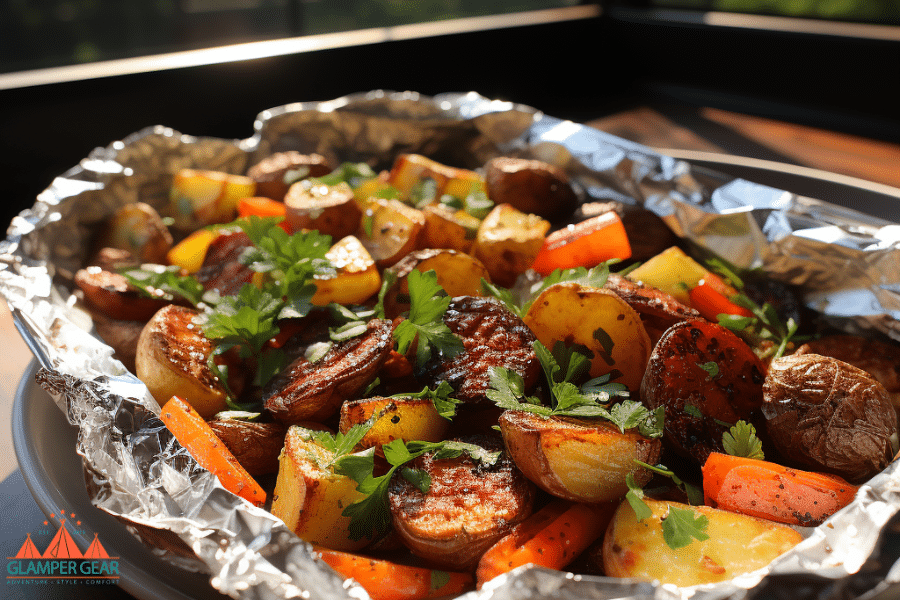 Veggie Foil Packet Potatoes