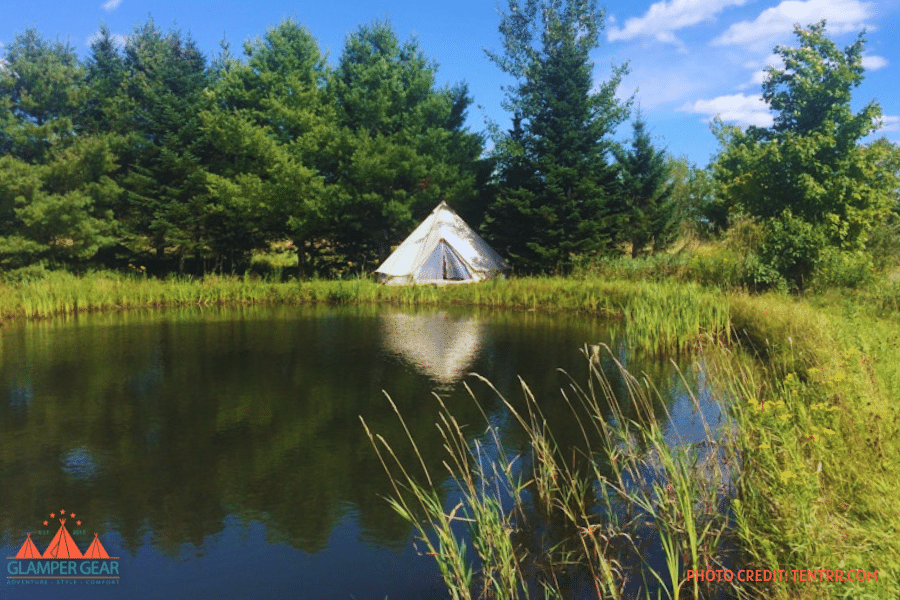 Sandiwood Pond & Cabin Sites Best Glamping Vermont Has