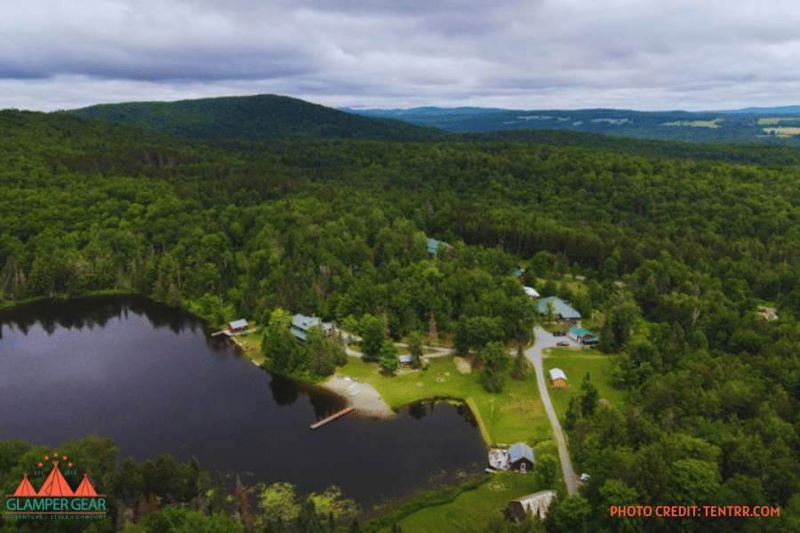 Vermont Glamping in Treetops at Lake Wapanacki