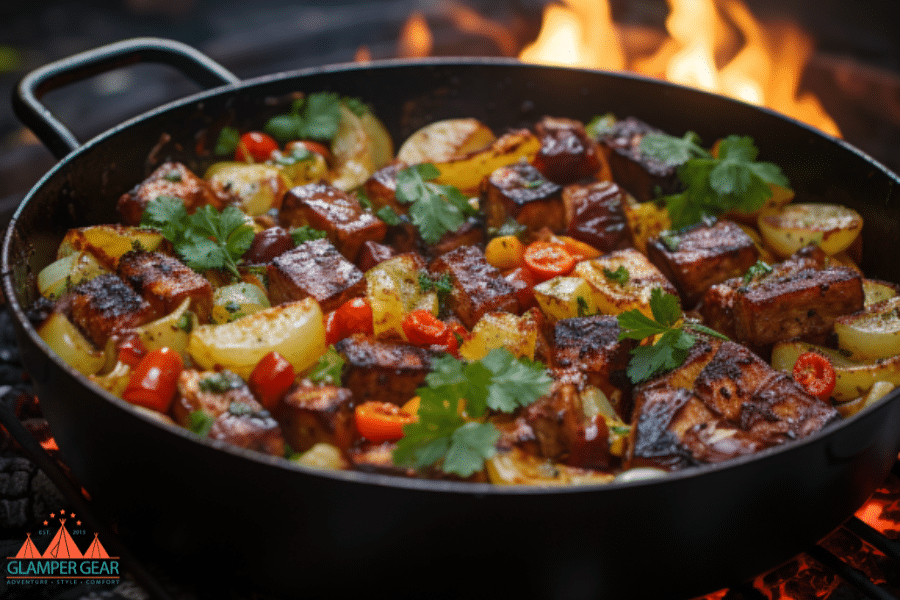 Campfire Chicken and Vegetable Medley