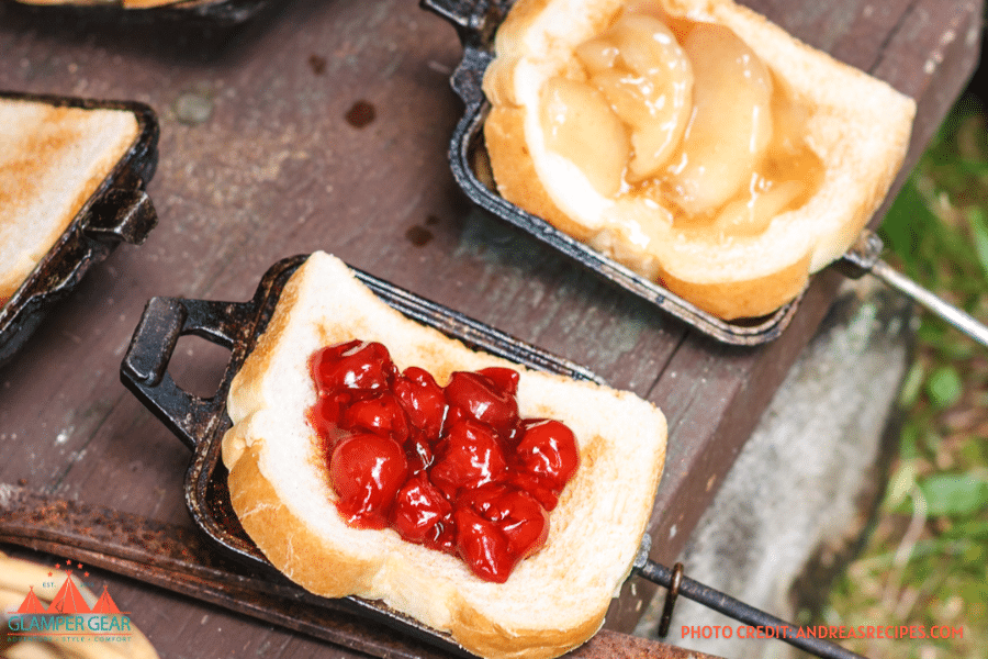 Fruity Pies from a Pie Iron at the Campfire