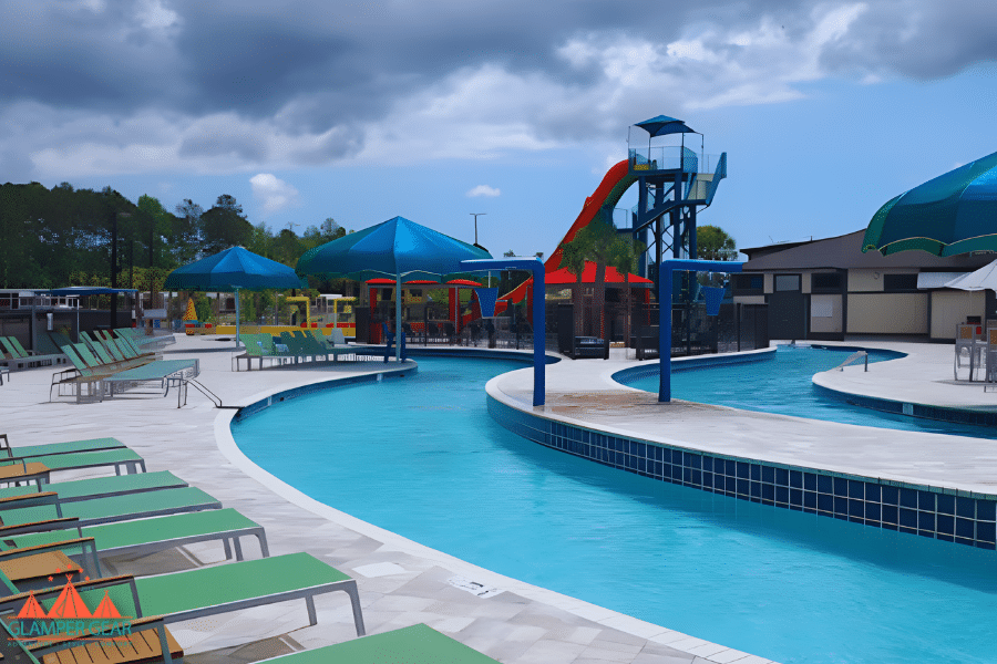 Lazy River at Carolina Pines RV Resort
