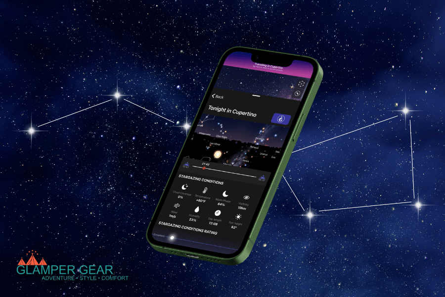 Big Dipper with NightSky App