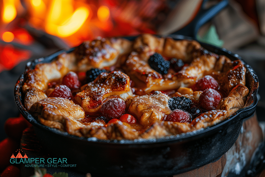 Rustic Mixed Berry Campfire Pie