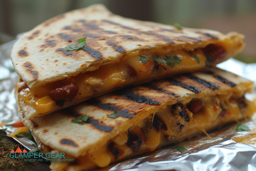 Cheesy Campfire Quesadillas