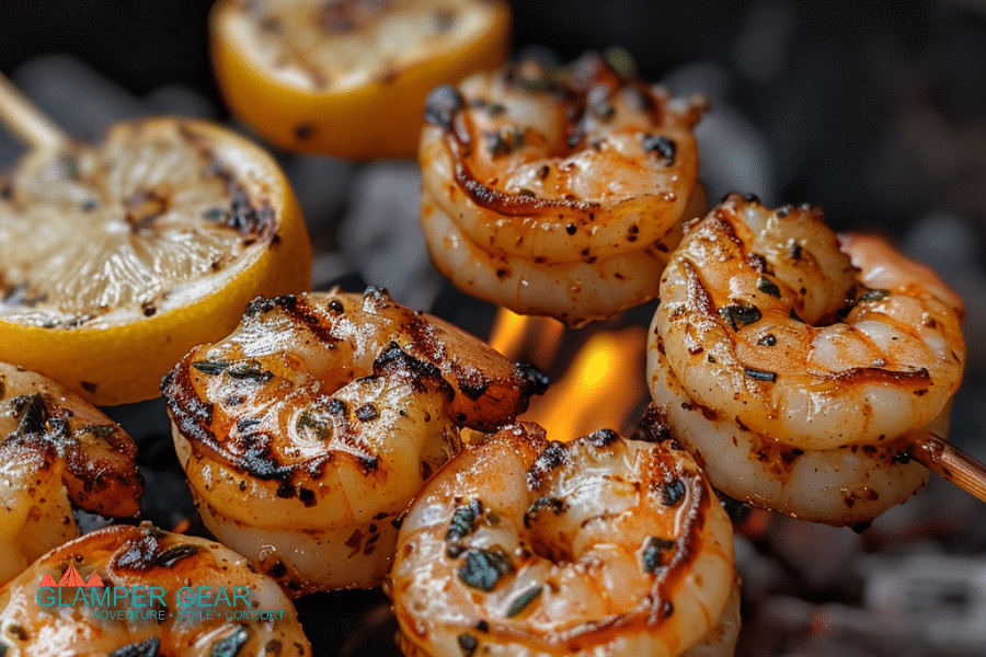 Grilled Lemon-Garlic Shrimp Skewers