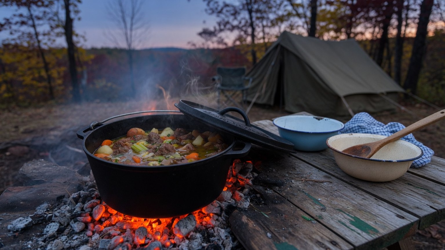 Dutch Oven Soups and Stews: One-Pot Fall Camping Comfort