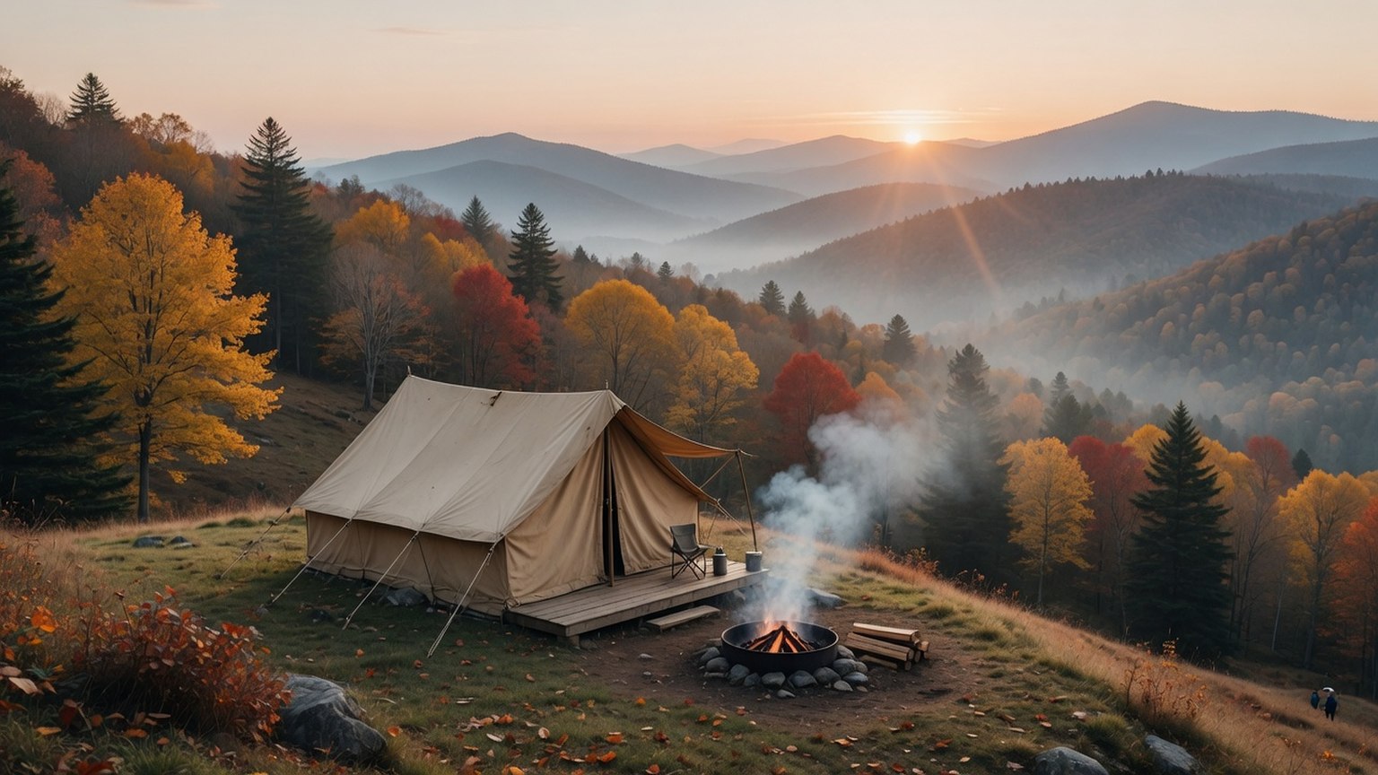 Blue Ridge Fall Foliage: Where to Glamp for Peak Color