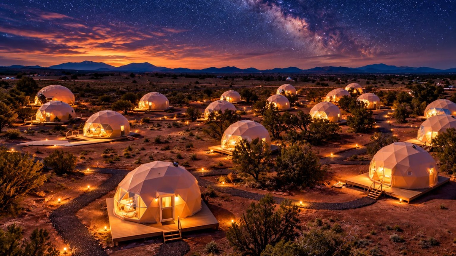 Clear Sky Resorts: Sky Domes and Stargazing Near the Grand Canyon