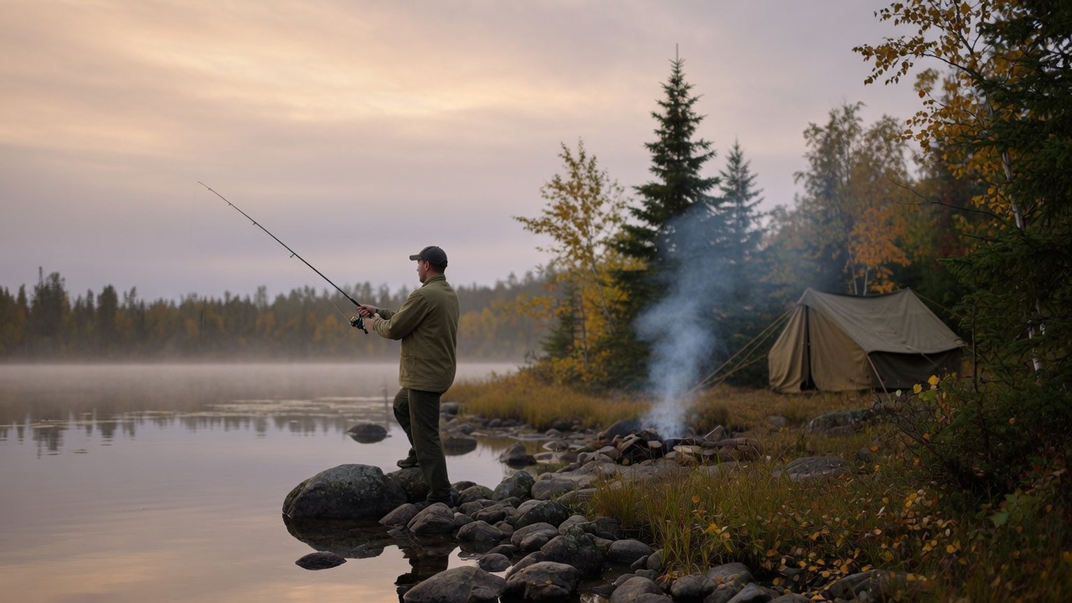Fall Fishing Camping Trips: Late-Season Trout and Bass
